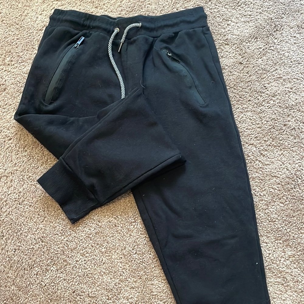 Black sweat pants